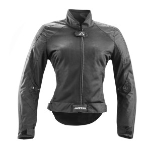 Chaqueta moto verano mujer ACERBIS Ramsey My Vented - Negro - Ropamotorista.com - Distribuidor Oficial Acerbis en España y Portugal