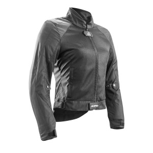 Chaqueta moto verano mujer ACERBIS Ramsey My Vented - Negro - Ropamotorista.com - Distribuidor Oficial Acerbis en España y Portugal