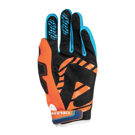 Guantes Off-Road Acerbis MX X1 - Blue-Orange - Ropamotorista.com - Distribuidor Oficial Acerbis en España y Portugal