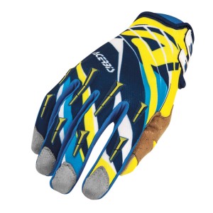 Guantes Off-Road Acerbis MX X2 - Blue-Yellow - Ropamotorista.com - Distribuidor Oficial Acerbis en España y Portugal