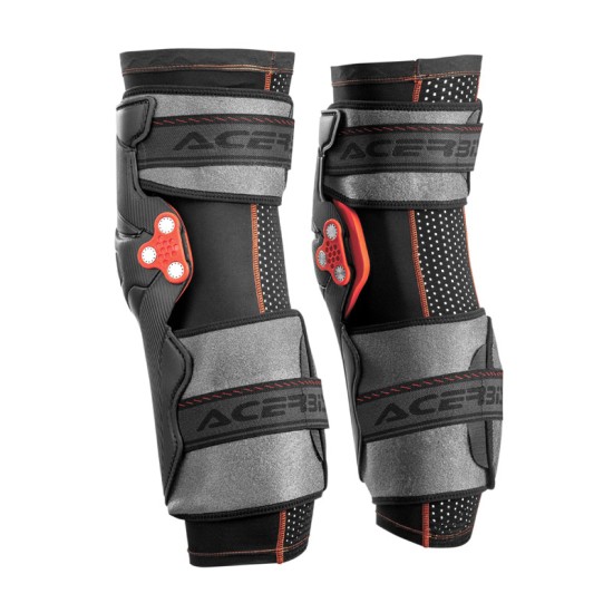 Rodilleras ACERBIS X-Strong Black-Red - Ropamotorista.com - Distribuidor Oficial Acerbis en España y Portugal