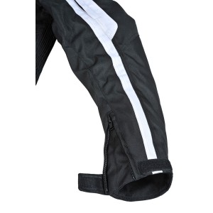 Chaqueta moto mujer ROCCOLINE Chic Lady negro/blanco - Ropamotorista.com Chaqueta moto mujer ROCCOLINE Chic Lady negro/blanco