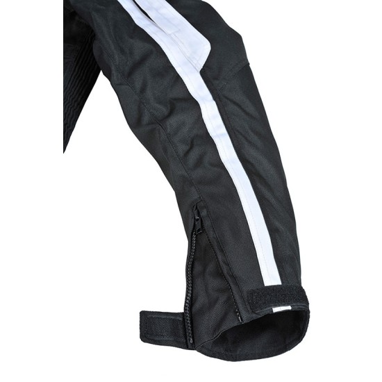 Chaqueta moto mujer ROCCOLINE Chic Lady negro/blanco - Ropamotorista.com Chaqueta moto mujer ROCCOLINE Chic Lady negro/blanco