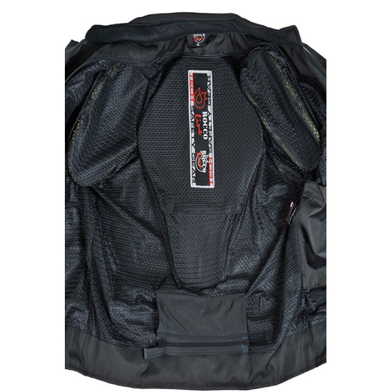 Chaqueta moto mujer ROCCOLINE Chic Lady negro/blanco - Ropamotorista.com Chaqueta moto mujer ROCCOLINE Chic Lady negro/blanco