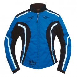 Chaqueta moto verano mujer Roccoline DONNA Lady color azul