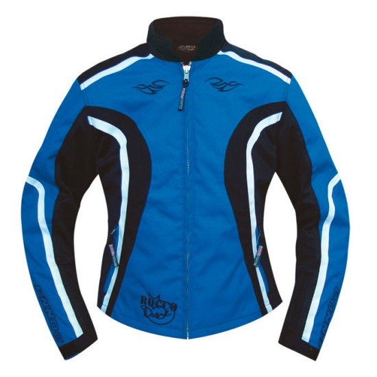 Chaqueta moto verano mujer Roccoline DONNA Lady color azul - Ropamotorista.com - Distribuidor Oficial Roccoline en España y Portugal