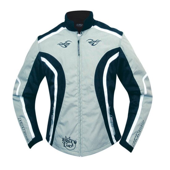 Chaqueta moto verano mujer Roccoline DONNA Lady color gris - Ropamotorista.com - Distribuidor Oficial Roccoline en España y Portugal