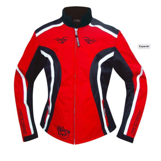 Chaqueta moto verano mujer Roccoline DONNA Lady color rojo - Ropamotorista.com - Distribuidor Oficial Roccoline en España y Portugal