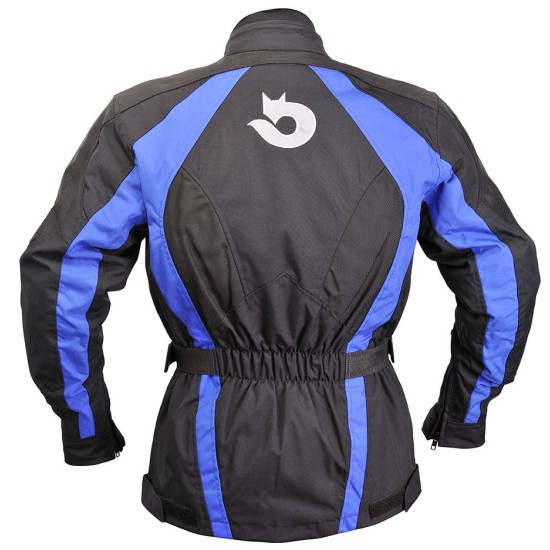 Chaqueta moto Roccoline STAR color negro/azul - Ropamotorista.com - Distribuidor Oficial Roccoline en España y Portugal