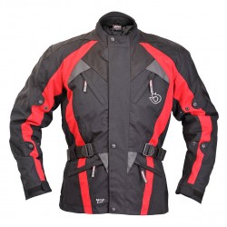Chaqueta moto Roccoline STAR color negro/rojo