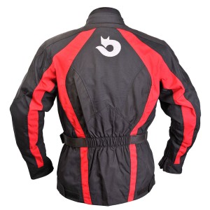 Chaqueta moto Roccoline STAR color negro/rojo - Ropamotorista.com - Distribuidor Oficial Roccoline en España y Portugal