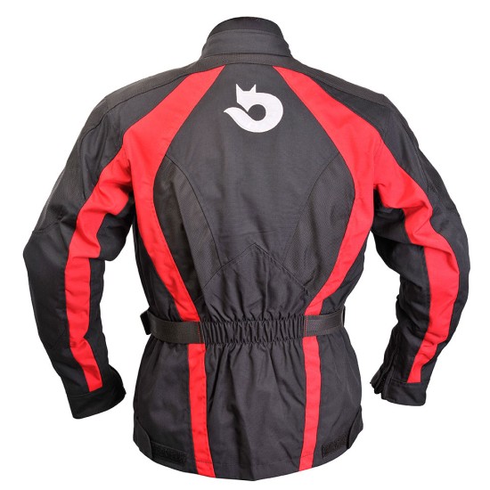 Chaqueta moto Roccoline STAR color negro/rojo - Ropamotorista.com - Distribuidor Oficial Roccoline en España y Portugal