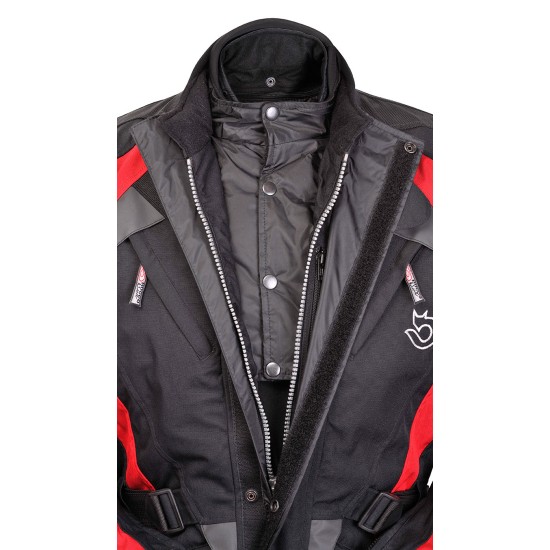 Chaqueta moto Roccoline STAR color negro/rojo - Ropamotorista.com - Distribuidor Oficial Roccoline en España y Portugal