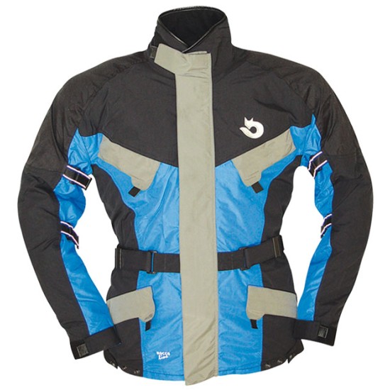 Chaqueta moto Roccoline TASLAN color negro/azul - Ropamotorista.com - Distribuidor Oficial Roccoline en España y Portugal