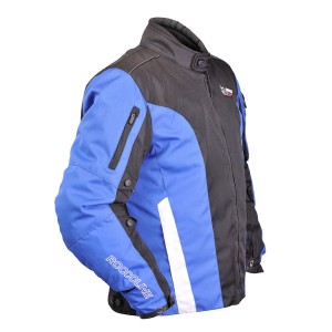 Chaqueta moto ROCCOLINE Time color negro/azul - Ropamotorista.com - Distribuidor Oficial Roccoline en España y Portugal