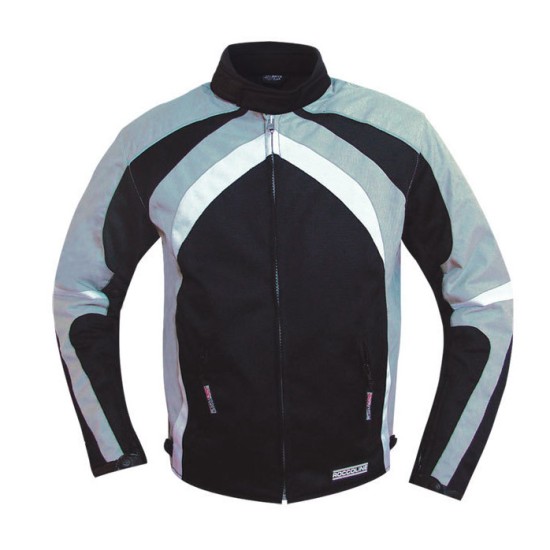 Chaqueta moto verano Roccoline TYPHOON color negro/gris - Ropamotorista.com - Distribuidor Oficial Roccoline en España y Portugal