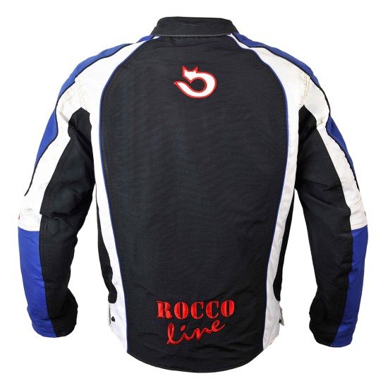 Chaqueta moto verano ROCCOLINE Crono - Azul - Ropamotorista.com - Distribuidor Oficial Roccoline en España y Portugal