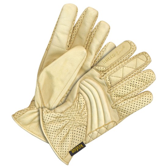 Guantes moto verano ROCCOLINE Summer color crema - Ropamotorista.com - Distribuidor Oficial Roccoline en España y Portugal