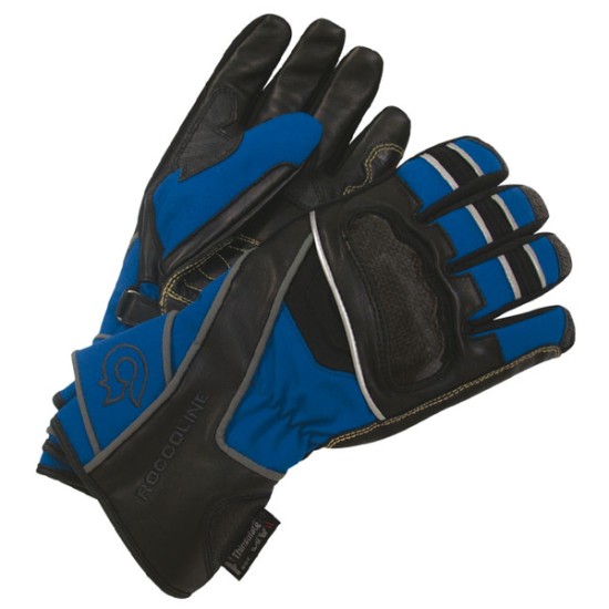 Guantes moto invierno ROCCOLINE Super-tech color azul - Ropamotorista.com - Distribuidor Oficial Roccoline en España y Portugal