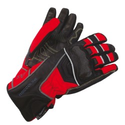 Guantes moto invierno ROCCOLINE Super-tech color rojo