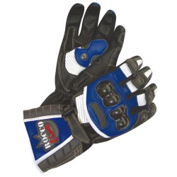 Guantes moto racing ROCCO LINE Kangoo Jerez color negro-azul