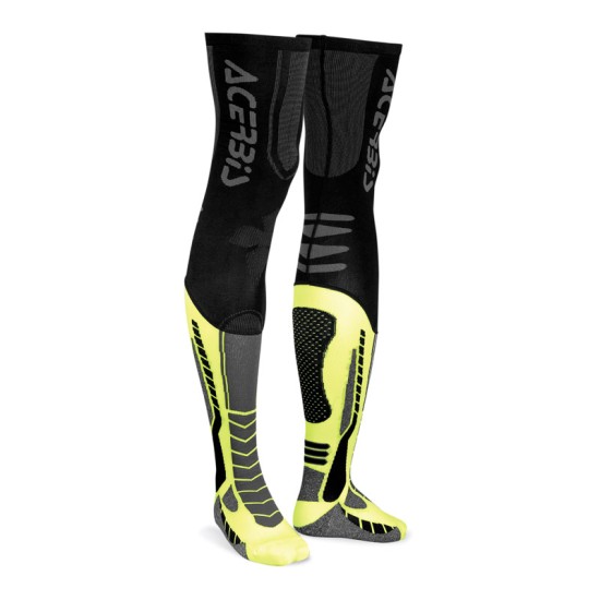 Calcetines largos ACERBIS X-LEG PRO Negro-Amarillo - Ropamotorista.com - Distribuidor Oficial Acerbis en España y Portugal