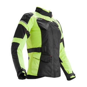 Chaqueta moto carretera ACERBIS Glen LADY Black Fluo Yellow - Ropamotorista.com - Distribuidor Oficial Acerbis en España y Portugal