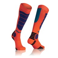 Calcetines Off Road Junior ACERBIS MX Impact Fluo Orange/Blue