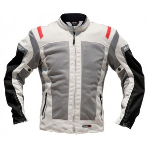Chaqueta moto verano ROCCOLINE Brez hombre - Gris - Ropamotorista.com Chaqueta moto verano ROCCOLINE Brez hombre - Gris