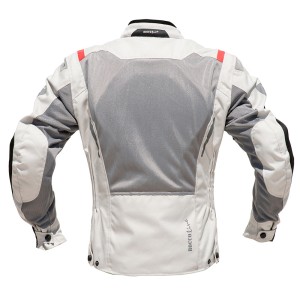 Chaqueta moto verano ROCCOLINE Brez hombre - Gris - Ropamotorista.com Chaqueta moto verano ROCCOLINE Brez hombre - Gris