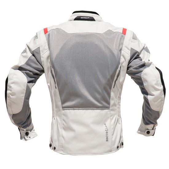 Chaqueta moto verano ROCCOLINE Brez hombre - Gris - Ropamotorista.com Chaqueta moto verano ROCCOLINE Brez hombre - Gris