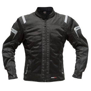 Chaqueta moto verano ROCCOLINE Brez hombre - Negra - Ropamotorista.com - Distribuidor Oficial Roccoline en España y Portugal