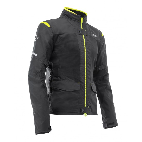 Chaqueta primavera/verano ACERBIS Ramsey My Vented 2.0 LONG Black/Fluo Yellow - Cuello de Regalo - Ropamotorista.com Chaqueta primavera/verano ACERBIS Ramsey My Vented 2.0 LONG Black/Fluo Yellow - Cuello de Regalo