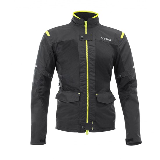 Chaqueta primavera/verano ACERBIS Ramsey My Vented 2.0 LONG Black/Fluo Yellow - Cuello de Regalo - Ropamotorista.com Chaqueta primavera/verano ACERBIS Ramsey My Vented 2.0 LONG Black/Fluo Yellow - Cuello de Regalo