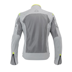 Chaqueta primavera/verano ACERBIS Ramsey My Vented CE Grey/Fluo Yellow - Ropamotorista.com - Distribuidor Oficial Acerbis en España y Portugal