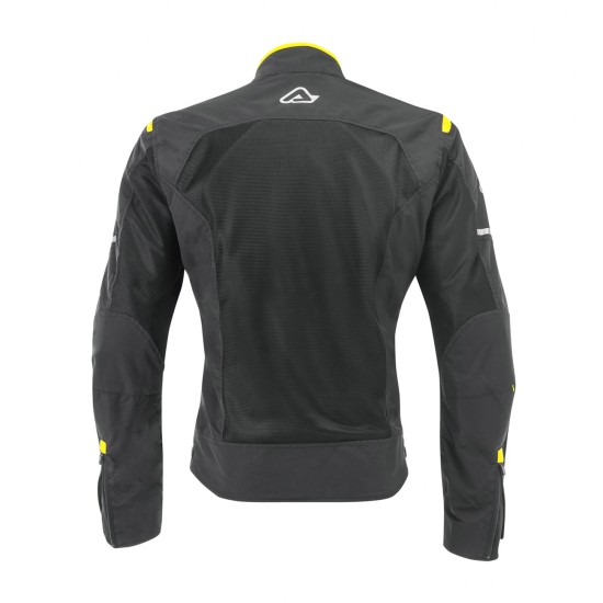 Chaqueta primavera/verano ACERBIS Ramsey My Vented CE Black/Fluo Yellow - Ropamotorista.com - Distribuidor Oficial Acerbis en España y Portugal