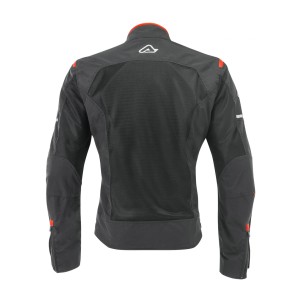 Chaqueta primavera/verano ACERBIS Ramsey My Vented CE Black/Red - Ropamotorista.com - Distribuidor Oficial Acerbis en España y Portugal