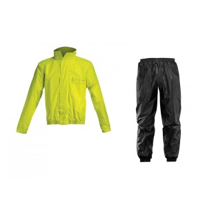 Traje lluvia 2 piezas ACERBIS Rain Suit Logo - Amarillo fluo - Ropamotorista.com - Distribuidor Oficial Acerbis en España y Portugal