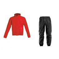 Traje lluvia 2 piezas ACERBIS Rain Suit Logo - Rojo