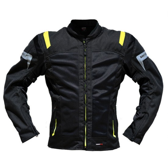 Chaqueta moto verano ROCCOLINE Brez hombre - Negro - en venta Ropamotorista.com