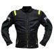 Chaqueta moto verano ROCCOLINE Brez hombre - Negro - Fluor 