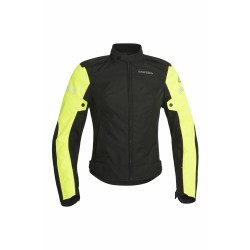 Chaqueta moto mujer ACERBIS Discovery Ghibly Black - Fluo Yellow