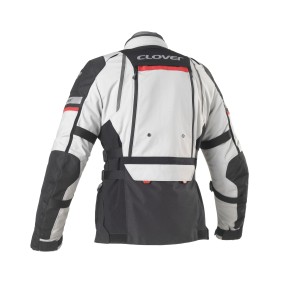 Chaqueta moto CLOVER GTS-4 WP AIRBAG Negro-Gris - Ropamotorista.com - Distribuidor Oficial Clover en España y Portugal