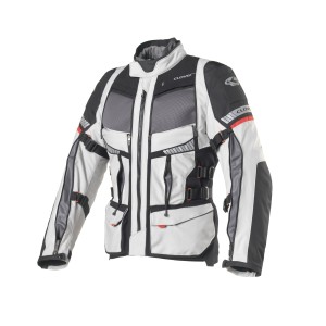 Chaqueta moto CLOVER GTS-4 WP AIRBAG Negro-Gris - Ropamotorista.com - Distribuidor Oficial Clover en España y Portugal