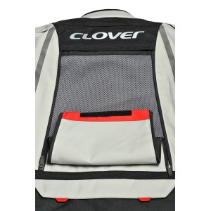 Chaqueta moto CLOVER GTS-4 WP AIRBAG Negro-Gris - Ropamotorista.com - Distribuidor Oficial Clover en España y Portugal