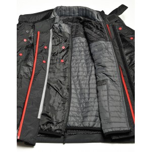 Chaqueta moto CLOVER GTS-4 WP AIRBAG Negro-Gris - Ropamotorista.com - Distribuidor Oficial Clover en España y Portugal