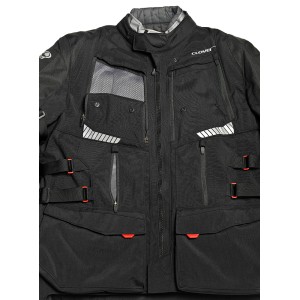 Chaqueta moto CLOVER GTS-4 WP AIRBAG Negro - Ropamotorista.com - Distribuidor Oficial Clover en España y Portugal