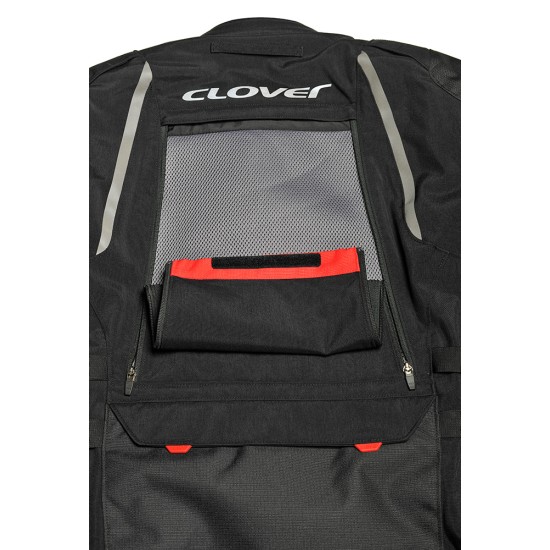 Chaqueta moto CLOVER GTS-4 WP AIRBAG Negro - Ropamotorista.com - Distribuidor Oficial Clover en España y Portugal