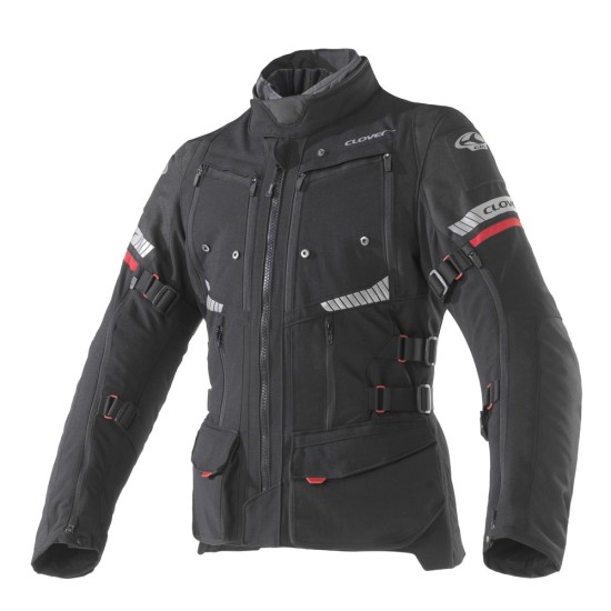 Chaqueta moto CLOVER GTS-4 WP AIRBAG Negro - Ropamotorista.com - Distribuidor Oficial Clover en España y Portugal