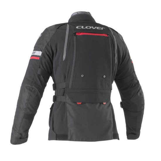 Chaqueta moto CLOVER GTS-4 WP AIRBAG Negro - Ropamotorista.com - Distribuidor Oficial Clover en España y Portugal